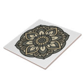 Elegantes Linien-Dekor-Element Fliese (Seite)