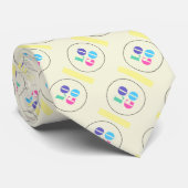 Elegantes Logo, Foto-Muster in der Farbe der alten Krawatte (Gerollt)