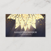 Elegantes Logo für die Blume Black & White Lotus Y Visitenkarte (Vorderseite)