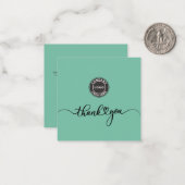 Elegantes Logo für kundenspezifische Unternehmen V Mitteilungskarte (Vorderseite/Rückseite Beispiel)