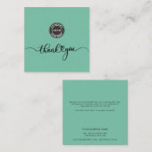 Elegantes Logo für kundenspezifische Unternehmen V Mitteilungskarte (Vorne/Hinten)