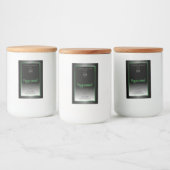 Elegantes Logo für Schwarz-weiße Produktkennzeichn Lebensmitteletikett (Flaschen)