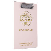 Elegantes Logo für Unternehmen mit benutzerdefinie Klemmbrett (Rechts)