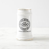 Elegantes Logo für Werbeaktionen für kleine Untern Bierglas (Mittel)