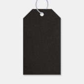 Elegantes Logo personalisierte Käseflasche Geschenkanhänger (Rückseite)