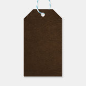 Elegantes Logo personalisierte Käseflasche Geschenkanhänger (Rückseite)