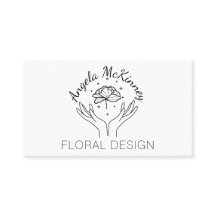 Elegantes Logo von Boho Hands & Blume Florist