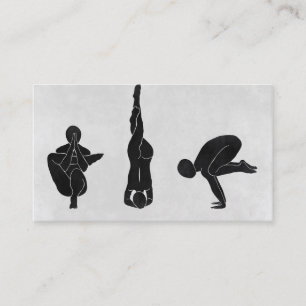 Elegantes Logo Yoga Visitenkarte