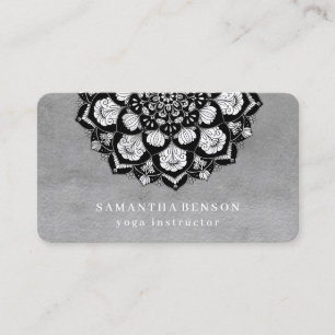 Elegantes Lotus-Blumen-Logo Yoga Visitenkarte