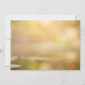 Elegantes Lotus String Lights Retirement-Party Einladung (Rückseite)