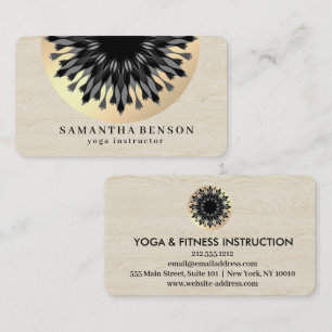 Elegantes Lotusblumen-Logo Yoga Weißer Hintergrund Visitenkarte