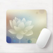 Elegantes Lotusblumen-Mauspad Mousepad (Mit Mouse)