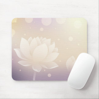 Elegantes Lotusblumen-Mauspad Mousepad