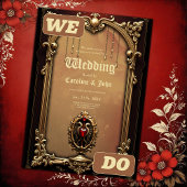 Elegantes luxuriöses Herzemblem. Einladung