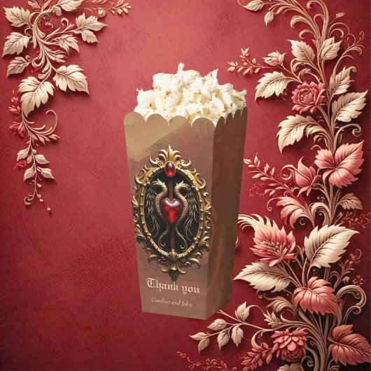 Elegantes luxuriöses Herzemblem. Geschenkschachtel