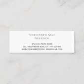 Elegantes luxuriöses metallisches weiches rosa Her Treuekarte (Rückseite)