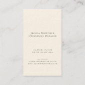 Elegantes Luxuriöses Pferd Vintag Visitenkarte (Rückseite)