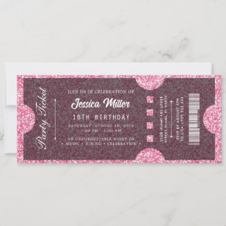 Elegantes Luxus-Event-Ticket Einladung