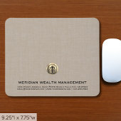 Elegantes Luxus Gold Logo Mousepad