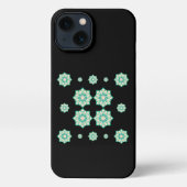 Elegantes Luxus-Handy - Stilvolles Muster iPhone Hülle (Rückseite)