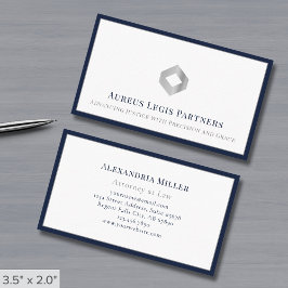 Elegantes Luxus-Logo Visitenkarte