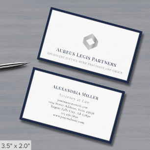 Elegantes Luxus-Logo Visitenkarte