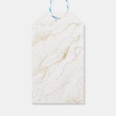 Elegantes Luxus Perlen und Prosecco Brautparty Geschenkanhänger (Rückseite)