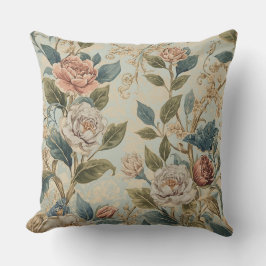 Elegantes Luxus-Rosen-Muster Kissen