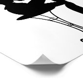 Elegantes Mädchen Poster (Ecke)