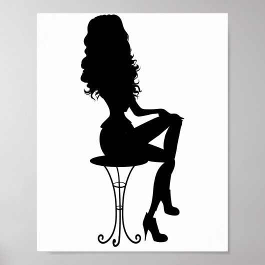 Elegantes Mädchen Poster (Vorne)