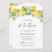 Elegantes Main Squeeze Brautparty Einladung (Vorne/Hinten)