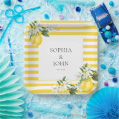 Elegantes Main Squeeze Brautparty Pappteller (Party)