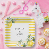 Elegantes Main Squeeze Brautparty Pappteller (Party)