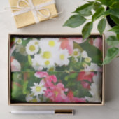 Elegantes Malen von Blumenpapier Seidenpapier (Geschenk)