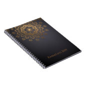Elegantes Mandala-Ramadan-Event-Planer-Notizbuch Notizblock (Rechte Seite)