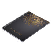 Elegantes Mandala-Ramadan-Event-Planer-Notizbuch Notizblock (Linke Seite)