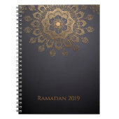 Elegantes Mandala-Ramadan-Event-Planer-Notizbuch Notizblock (Vorderseite)