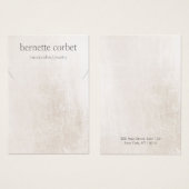 Elegantes Marble Jewelry Designer Necklace Display (Vorne & Hinten)