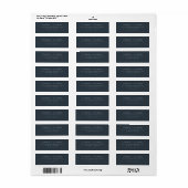 Elegantes Marine-Minimalist-Typografisch (Vorne)