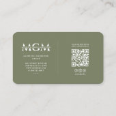 Elegantes Marketing Berufliche Größe Visitenkarte (Rückseite)