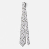 Elegantes Marmor-Adern-Muster Krawatte (Vorderseite)