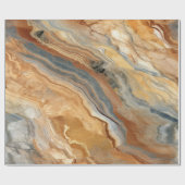 Elegantes Marmor Nahtloses Muster Geschenkpapier (Flach)