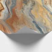 Elegantes Marmor Nahtloses Muster Geschenkpapier (Ecke)