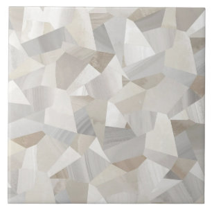 Elegantes Marmor-Polygon-Mosaikmuster Fliese