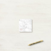 Elegantes Marmor und Rose Goldenes Foil Geometrisc Post-it Klebezettel (Auf Schreibtisch)