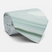 Elegantes Marmorglas Swirl Glitzer Muster Sparkle Krawatte (Gerollt)