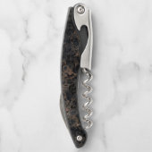 Elegantes Marmorhäuserungs-Muster Kellnermesser (Rückseite)