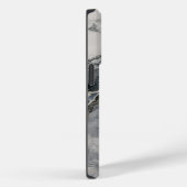 Elegantes Marmorschwarz Cool Case-Mate iPhone Hülle (Rückseite / Rechts)