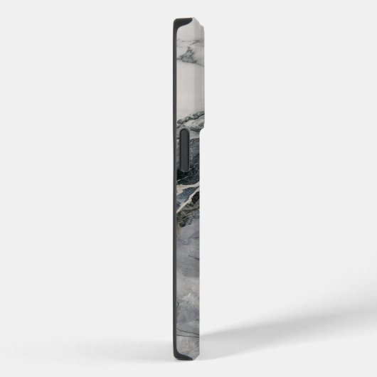 Elegantes Marmorschwarz Cool Case-Mate iPhone Hülle (Rückseite / Rechts)