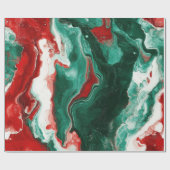 Elegantes Marmorweihpapier Geschenkpapier (Flach)